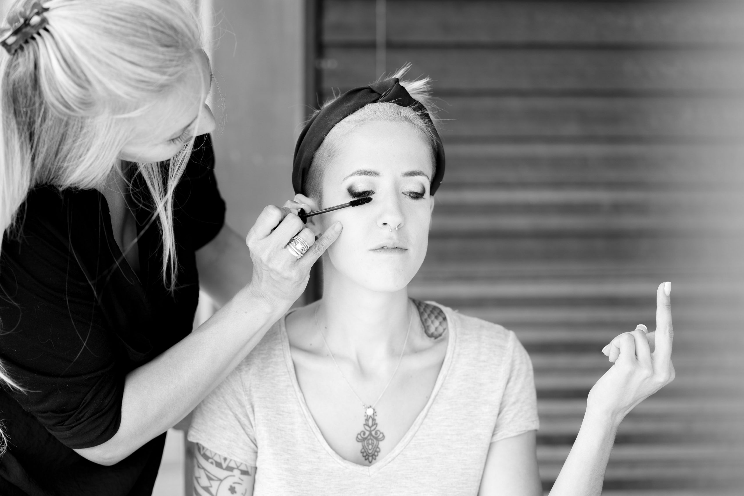 Maquillage mariée au studio